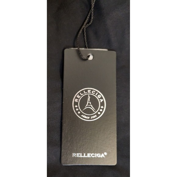 RELLECIGA Black One Piece High Cut Bandeau Adjustable Straps Swimsuit Size Large - Picture 8 of 11